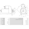 Anlasser Volvo Penta MD11-1