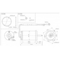 Moteur de Trim Yamaha 75CV 4T